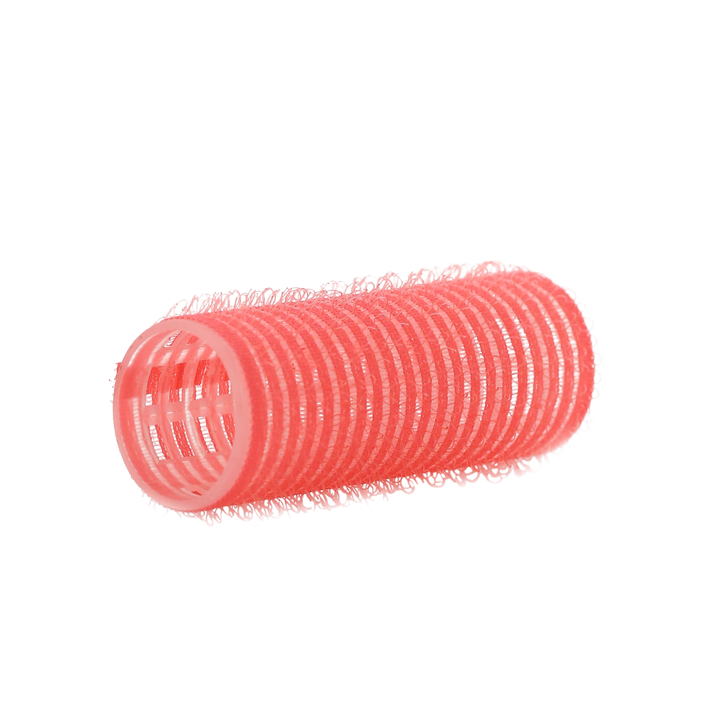Sibel Klittenrollers Hook & Loop Ø24mm Roze, 12 pcs.