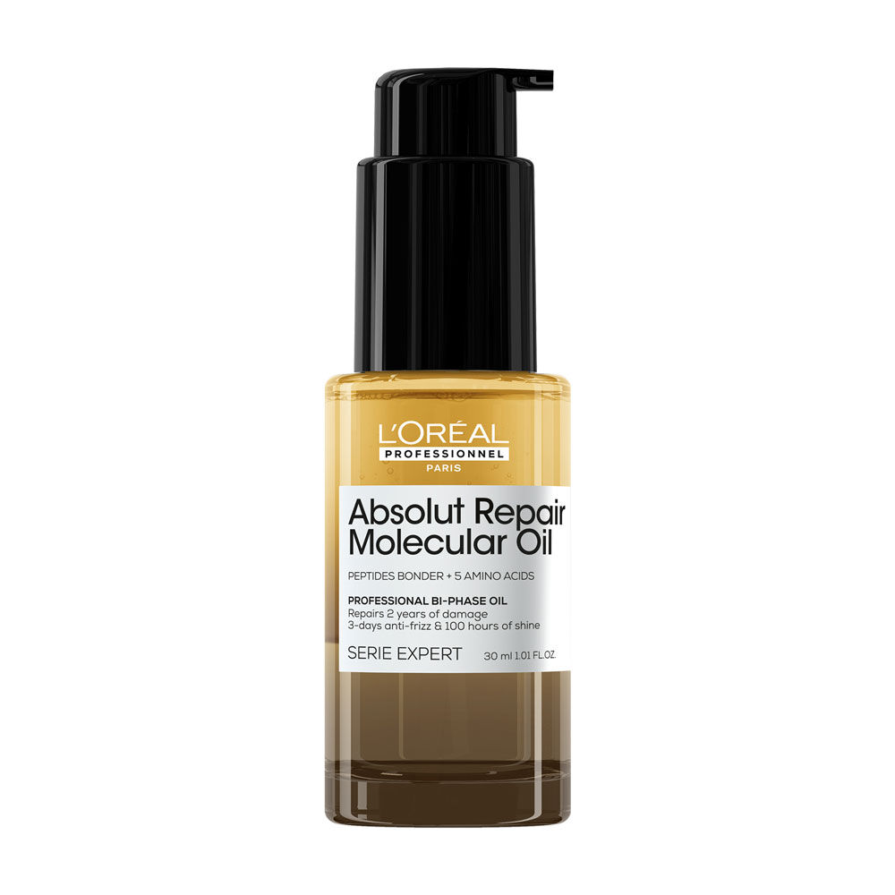 L'Oréal Professionel Absolute Repair Molecular Bi-Phase Haar Olie 30ml L'Oréal Professionel Absolute Repair Molecular Bi-Phase Haar Olie 30ml