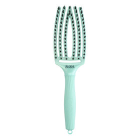Olivia Garden Fingerbrush Care Iconische Borstel Zwijnenhaar & Nylon Arctisch Licht Teal