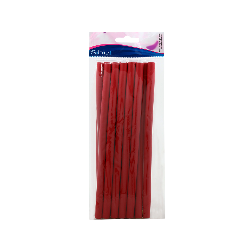 Sibel Papilotten Superflex Lang Ø 13mm Rot