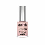 Andreia Professional Hybrid Gel Charmed Collectie H92 Gemetaliseerd Wit met Roze Reflecties 10.5ml