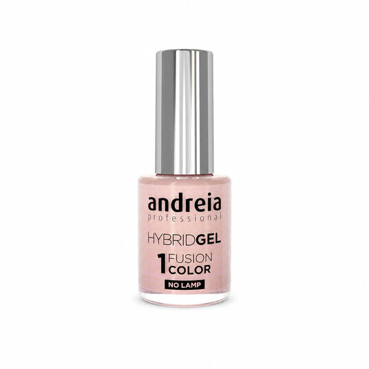 Andreia Professional Hybrid Gel Charmed Collectie H92 Gemetaliseerd Wit met Roze Reflecties 10.5ml