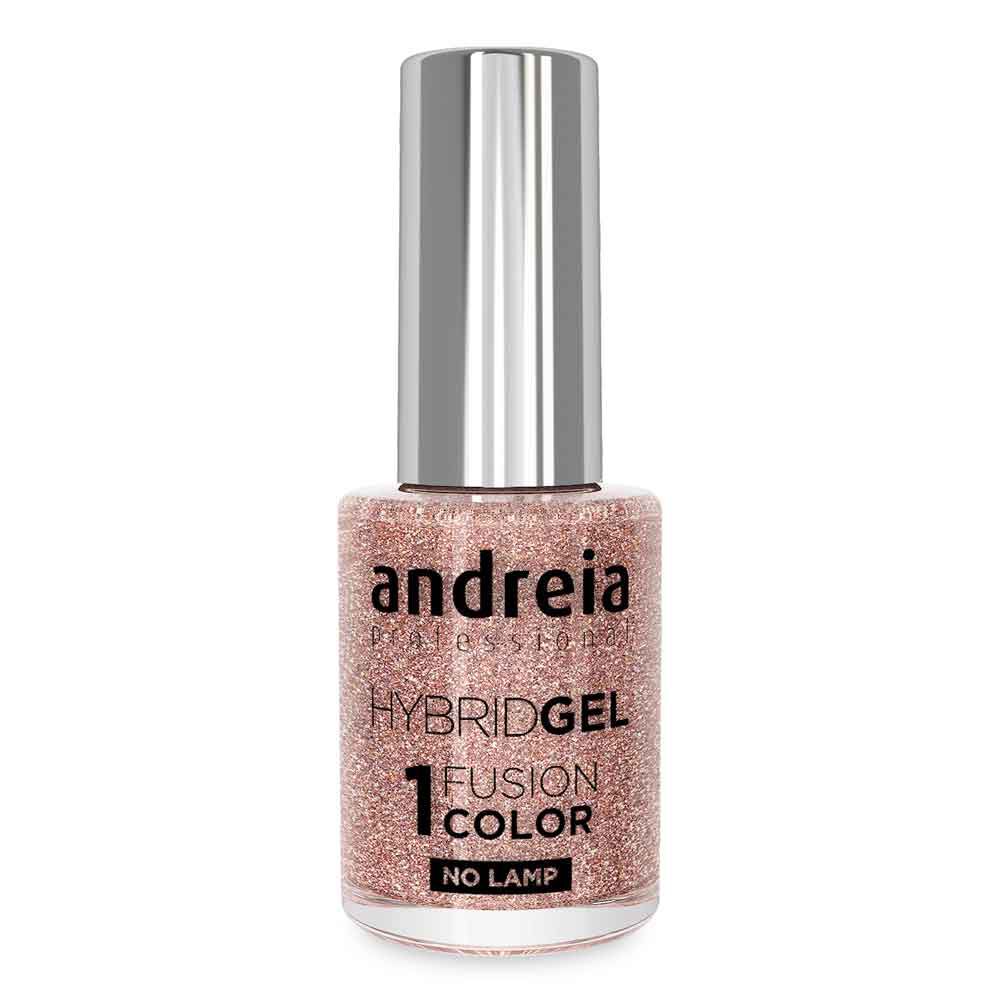 Andreia Professional Hybrid-Fusion Color Gel Nagellak-I Do!- ID1 Roze, zilver en goud glitter. 10.5ml Andreia Professional Hybrid-Fusion Color Gel Nagellak-I Do!- ID1 Roze, zilver en goud glitter. 10.5ml