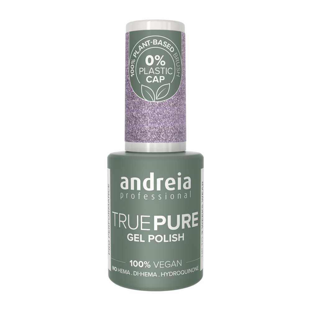 Andreia Professional True Pure Hema-vrije gellak - T09 Lavendel Glitter 10.5ml