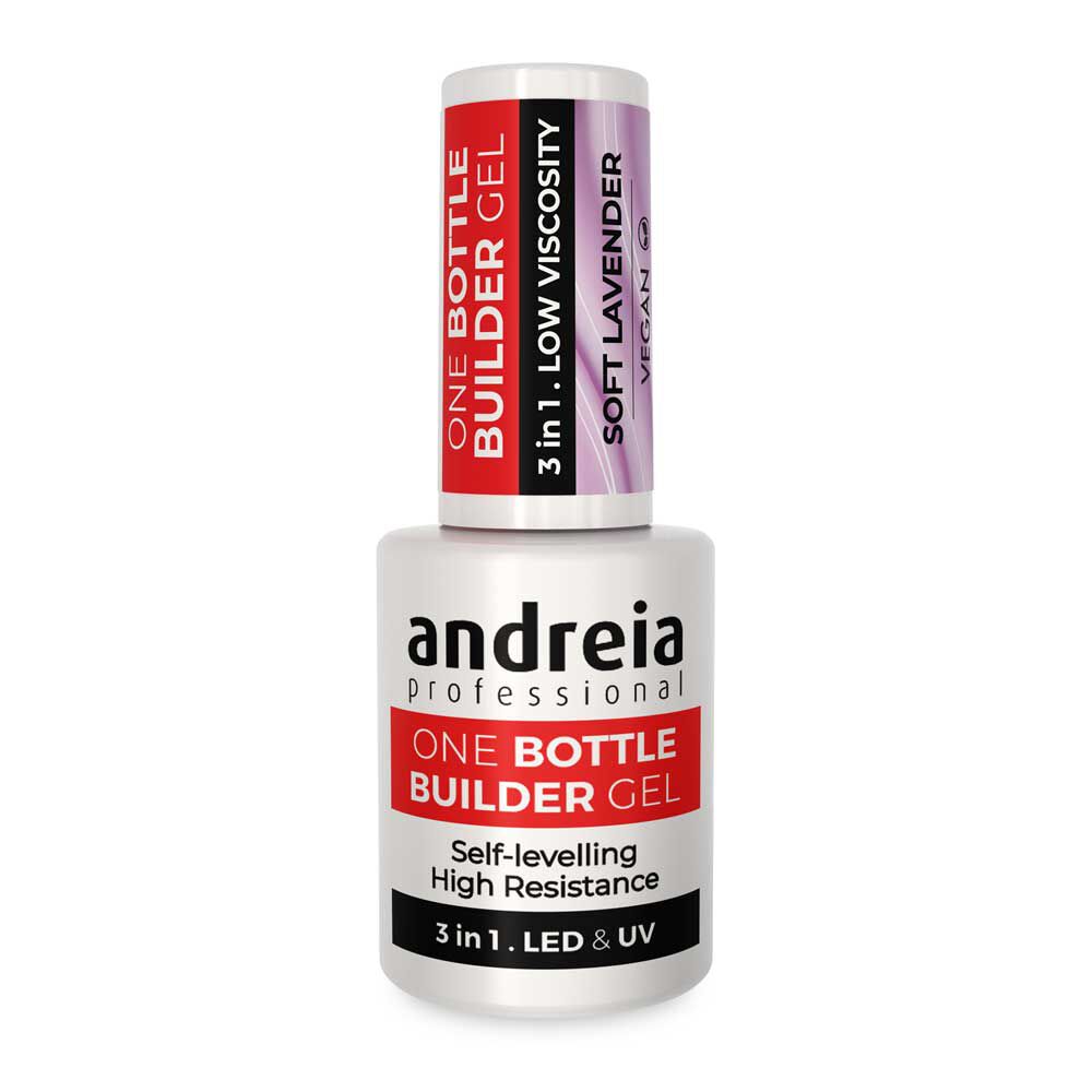 Andreia Professional One Bottle Builder Gel 3 In 1 - 3 In 1 Bouwgel Lage Viscositeit - Zachte lavendel 14ml