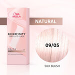 Wella Professionals Shinefinity Zero Lift Glaze Demi-permanente haarkleuring 09/05 Natural Silk Blush 60ml