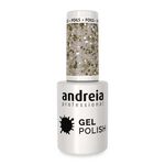 Andreia Professional Gellak - 254 Goud en Zilver Glitter 10.5ml