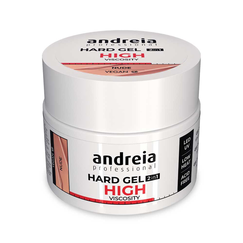 Andreia Professional Hard Gel 2 in 1 - Hoge Viscositeit Nude 44g
