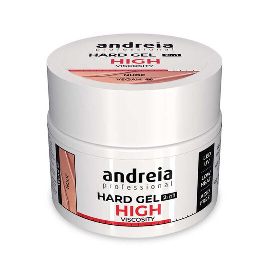 Andreia Professional Hard Gel 2 in 1 - Hoge Viscositeit Nude 44g