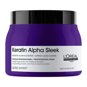 L'Or&eacute;al Professionnel S&eacute;rie Expert Keratin Alpha Sleek Professioneel Haarmasker 500ml