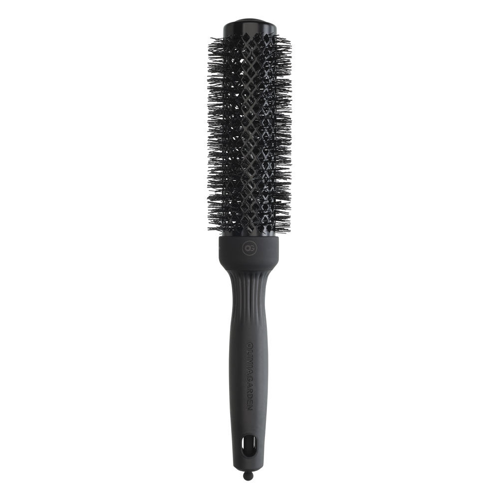 Olivia Garden Expert Blowout Brush Speed met golvende borstelharen &ndash; zwart label 35mm
