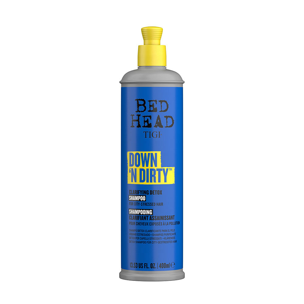 Tigi Bed Head Down N 'Dirty Clarifying Purifying Shampoo 400ml Tigi Bed Head Down N 'Dirty Clarifying Purifying Shampoo 400ml