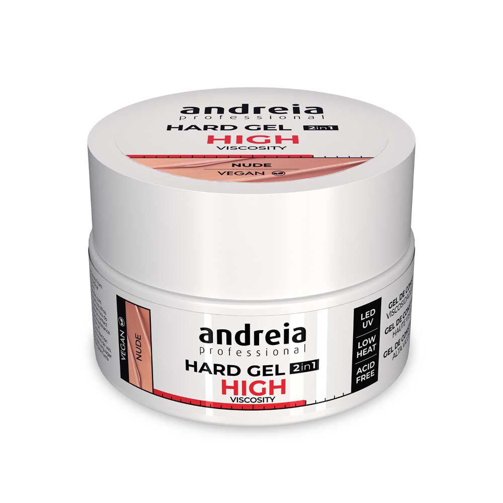 Andreia Professional Hard Gel 2 in 1 - Hoge Viscositeit Nude 22g
