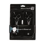 Glamtech E1 schaar en uitdunner kappersset 5.5