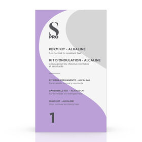 S-PRO Wave Kit Alkaline 1 Normaal Haar