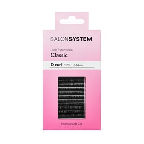Salon System Classic Lash Extensions D Curl 0,20 8&ndash;14 mm