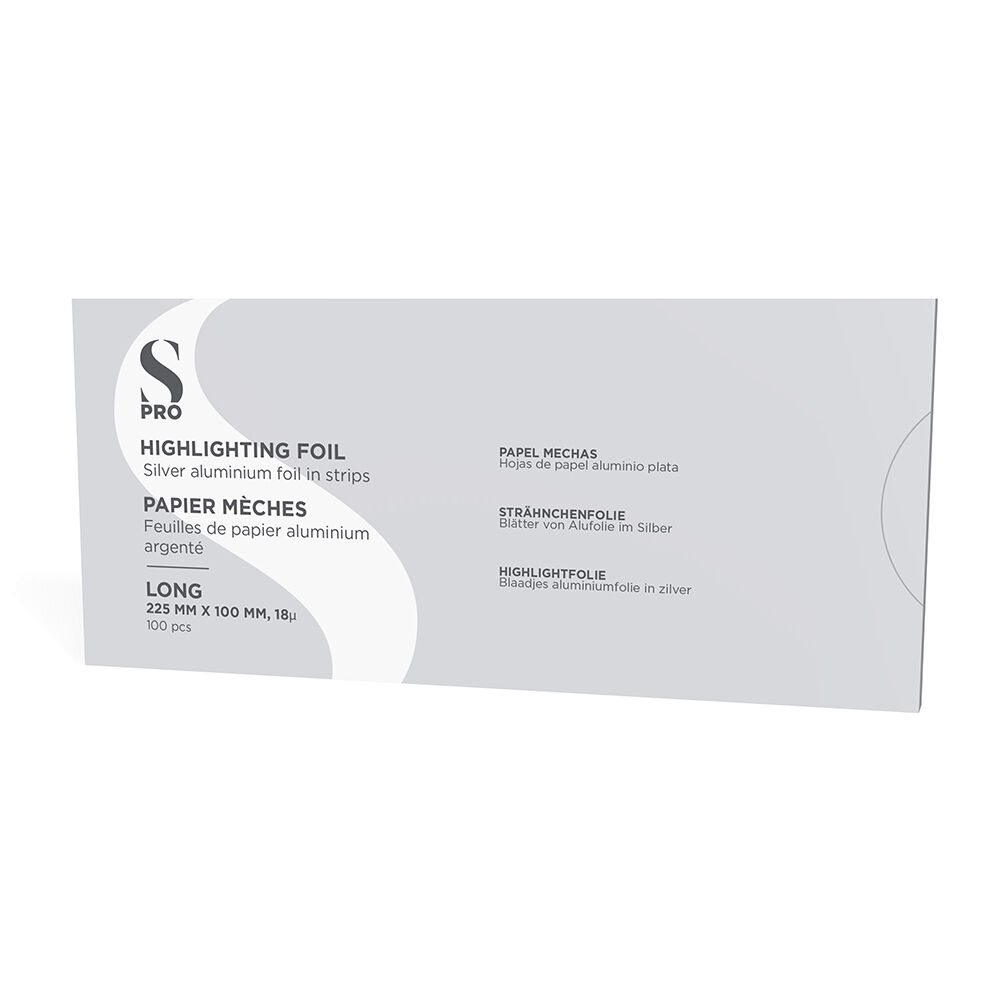 S-PRO Alufolie Blaadjes lang 225mmx100mmx18u 100 Stk.