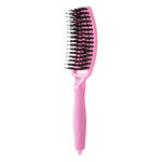 Olivia Garden Fingerbrush Care Iconische Borstel Zwijnenhaar & Nylon Arctisch Licht Hemels Roze