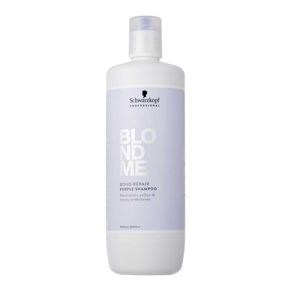 Schwarzkopf Professional Blond Me Bond Repair Paarse Shampoo 1L