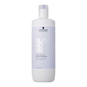 Schwarzkopf Professional Blond Me Bond Repair Paarse Shampoo 1L