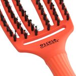 Olivia Garden Fingerbrush Care Dolce Vita Iconic Zwijnenhaar en Nylon Orange Spritz