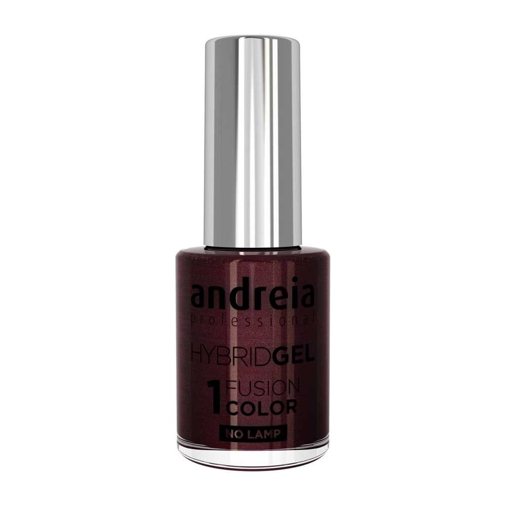 Andreia Professional Hybrid Gel Nagellak - Fusion Color H83 Metallic Paarsachtig Bruin 10.5ml