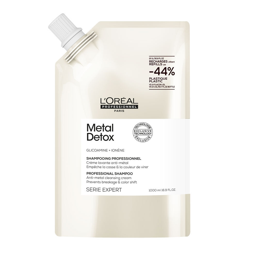 L'Or&eacute;al Professionnel Metal Detox Shampoo Navulverpakking 1L