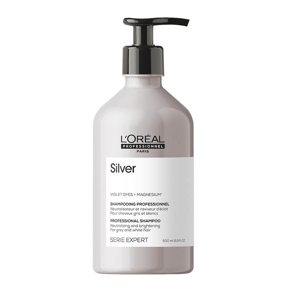 Haarzelf Melbourne stijfheid L'Oréal Professionnel L'Oréal Professionnel Série Expert Silver Shampoo  voor Grijs, wit of Lichtblond Haar 500ml | Shampoo | Professionele  Pro-Duo-producten