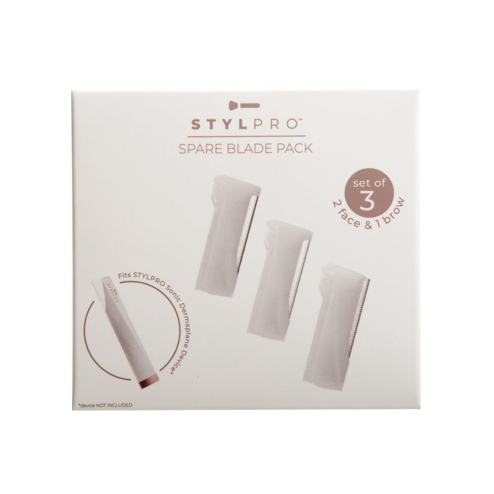 Stylpro 2-in-1 Vervangmessen voor Sonic Dermaplane met Verlichting 3 stuks