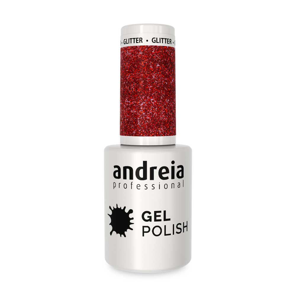 Andreia Professional Gellak - 261 Rood Glitter 10.5ml