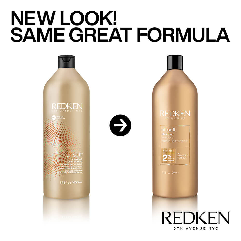 Redken Redken All Soft Shampoo 1l Shampoo Professionele ProDuo