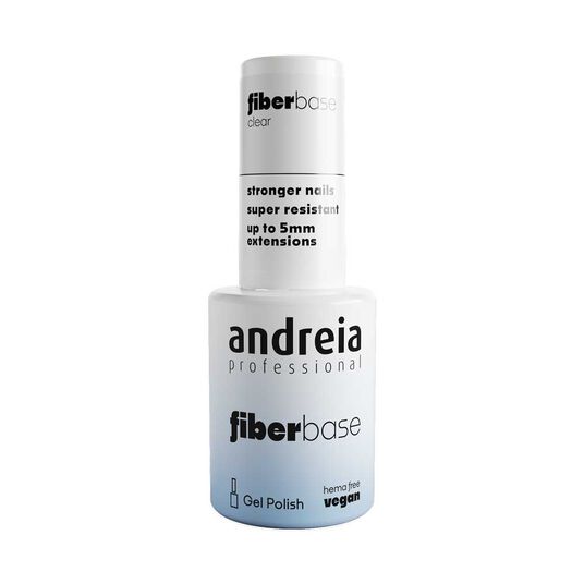 Andreia Professional Fiber Base Hema-vrije gellak - Transparant 10.5ml