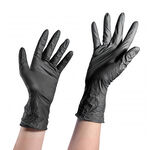 S-PRO Handschoenen Wegwerp Nitril Groot Zwart 100st