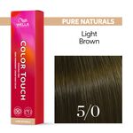 Wella Professionals Color Touch Demi-permanente haarkleuring 5/0 Pure Natural 60ml