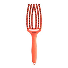 Olivia Garden Fingerbrush Care Dolce Vita Iconic Zwijnenhaar en Nylon Orange Spritz Olivia Garden Fingerbrush Care Dolce Vita Iconic Zwijnenhaar en Nylon Orange Spritz