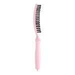 Olivia Garden Fingerbrush Care Iconic haarborstel met dubbele borstelharen &ndash; Pastelroze