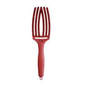 Olivia Garden Fingerbrush Care I'm Perfection Iconic Zwijnenhaar en Nylon Rode Vertrouwen