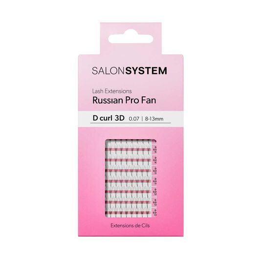 Salon System Lash Ext ProFan D-Curl 3D 8-13mm