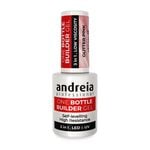 Andreia Professional One Bottle Builder Gel 3 in 1 - Lage Viscositeit Glitter roze 14ml