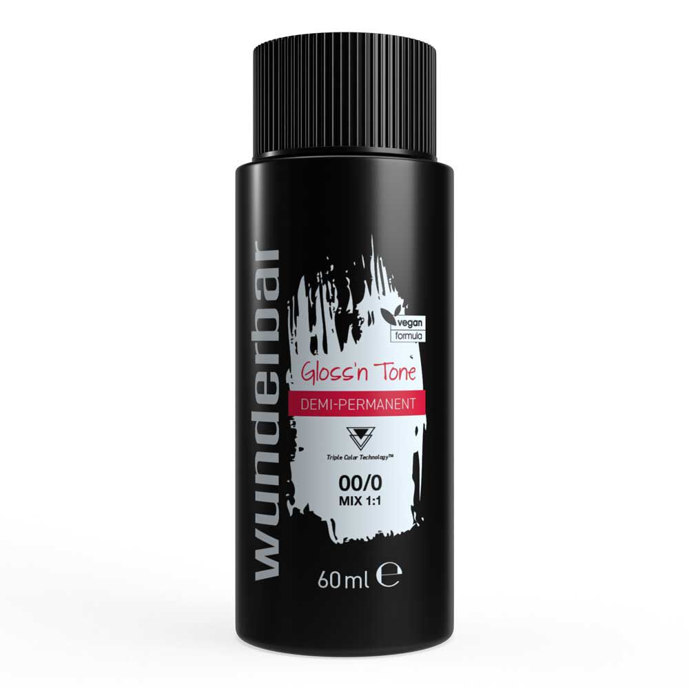 Wunderbar Gloss'n Tone Demi-Permanente Vloeibare Haarkleur 00/0 Helder 60ml