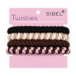 Sibel Twisties Haarelastiek Multicolor Display 30st