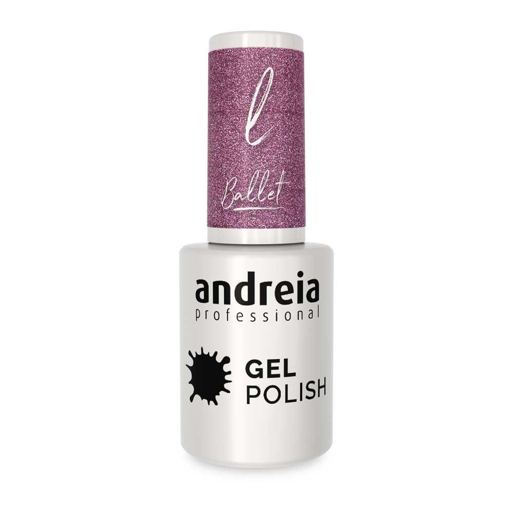 Andreia Professional Gellak - Ballet Collection BA3 Roze Glitter 10.5ml
