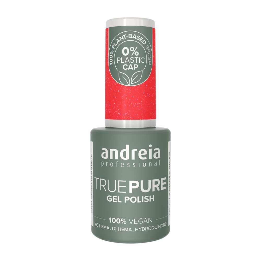 Andreia Professional True Pure Hema-vrije gellak - T20 Glitter Neon Roze 10.5ml