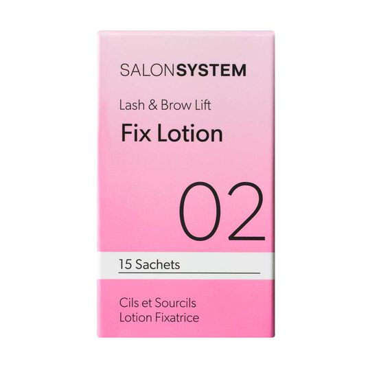 Salon System Lash & Brow Lift Stap 2 Fixlotion Voor Wimpers & Wenkbrauwen Zakjes 15&nbsp;st.