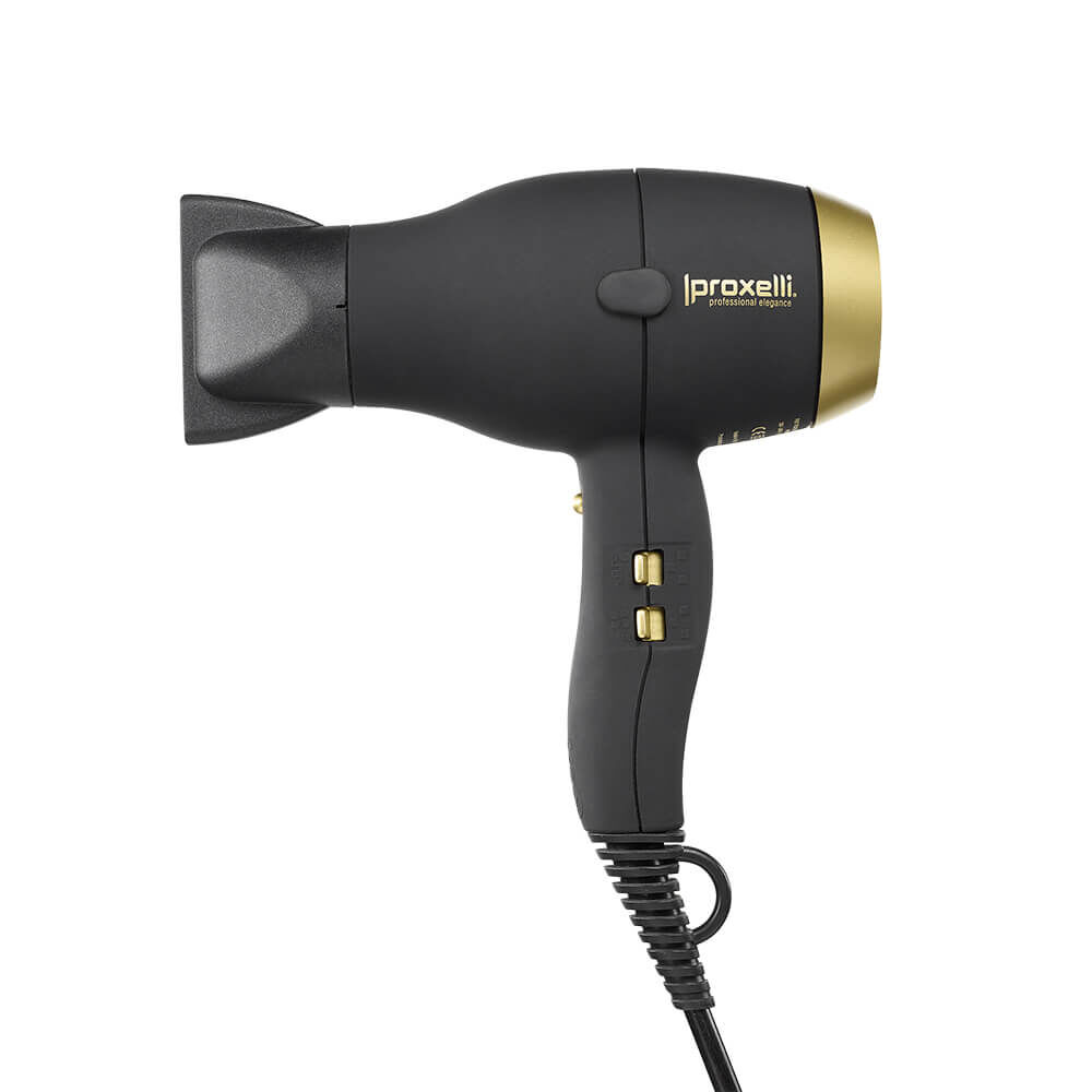 Proxelli Professionele Compacte Haardroger Mila Zwart & Goud