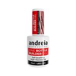Andreia Professional One Bottle Builder Gel 3 In 1 - 3 In 1 Bouwgel Lage Viscositeit - Mokka Roze 14ml