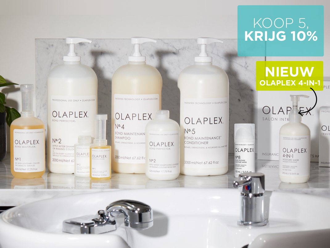 Zorg voor diepgaand herstel van het haar met het enige salonsysteem dat haarbreuk tegengaat en zwavelbruggen in het haar herstelt. Probeer nu OLAPLEX, een revolutionair haarverzorgingsprogramma.