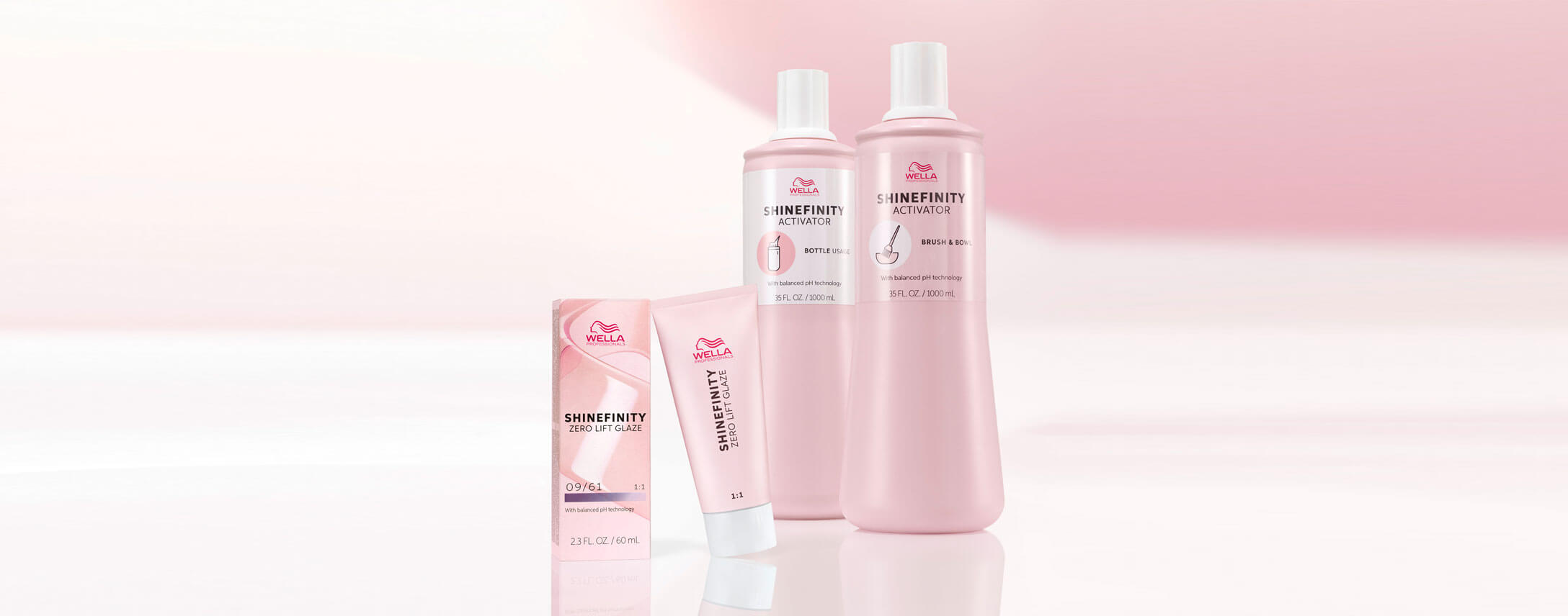 Geef het haar maximale glans met Wella Shinefinity Glaze