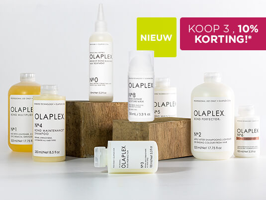 Zorg voor diepgaand herstel van het haar met het enige salonsysteem dat haarbreuk tegengaat en zwavelbruggen in het haar herstelt. Probeer nu OLAPLEX, een revolutionair haarverzorgingsprogramma.